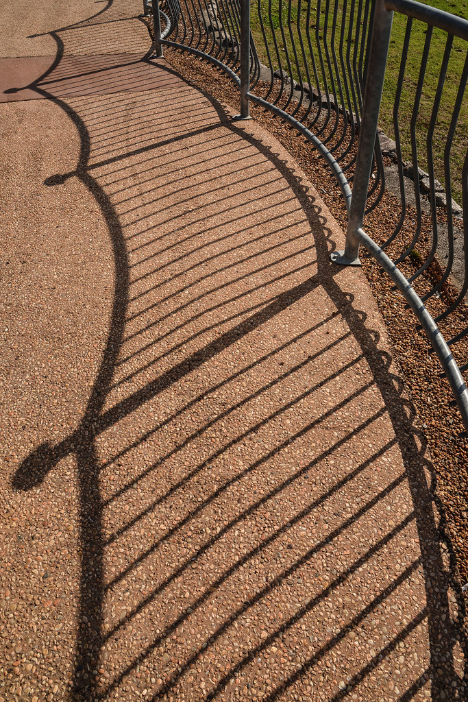 Fence shadows by jeneurell