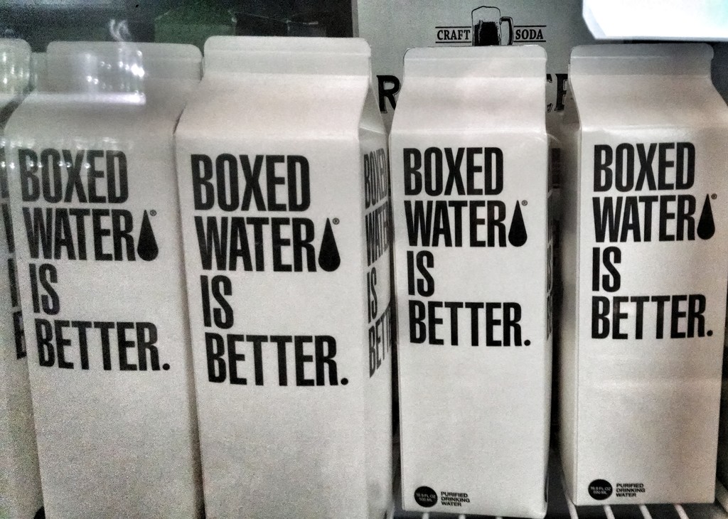 Boxed water is better by scottmurr