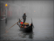 12th Dec 2016 - Gondolier In The Fog (best viewed on black)