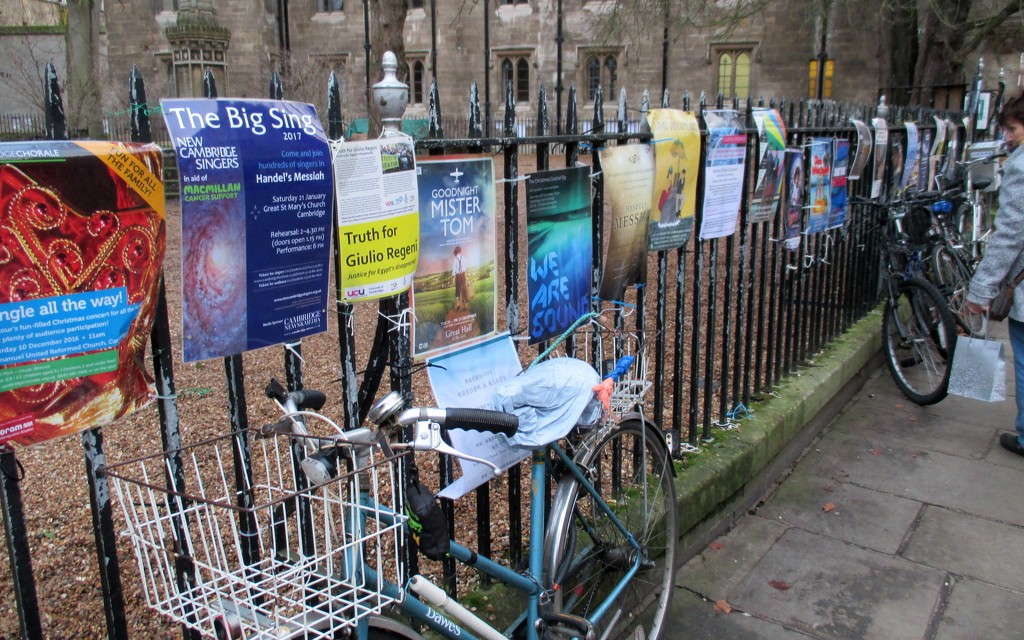 Bikes and Posters in Cambridge by g3xbm
