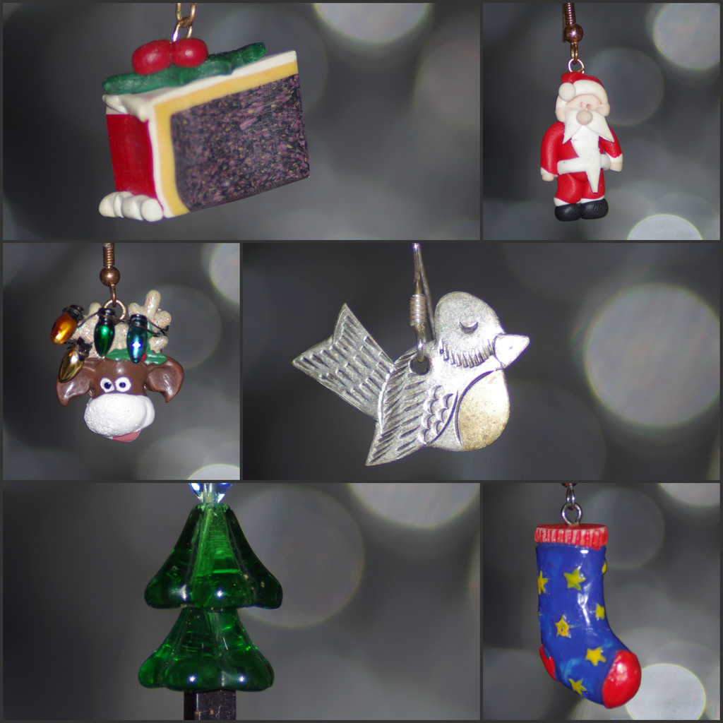 Christmas Ear Decorations by 30pics4jackiesdiamond