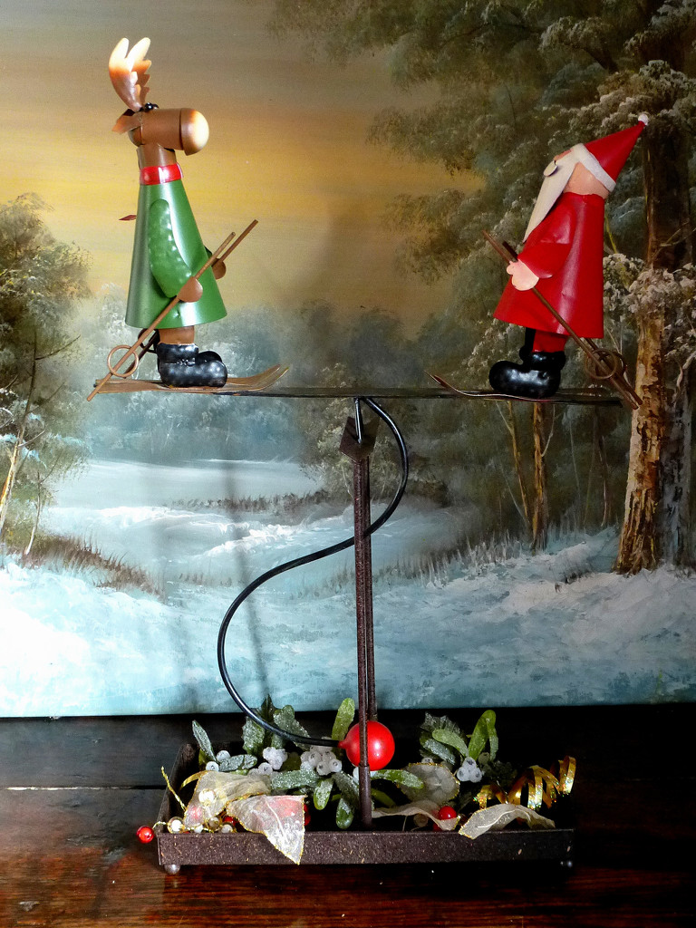 Santa and Rudolf ....  by snowy