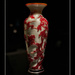 Red Cream Vase by gardencat