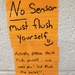 new sign in the teacher's restroom by wiesnerbeth