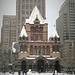 Copley Square in First Snow by deborahsimmerman