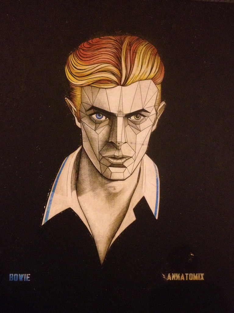 Bowie grafitti by sabresun