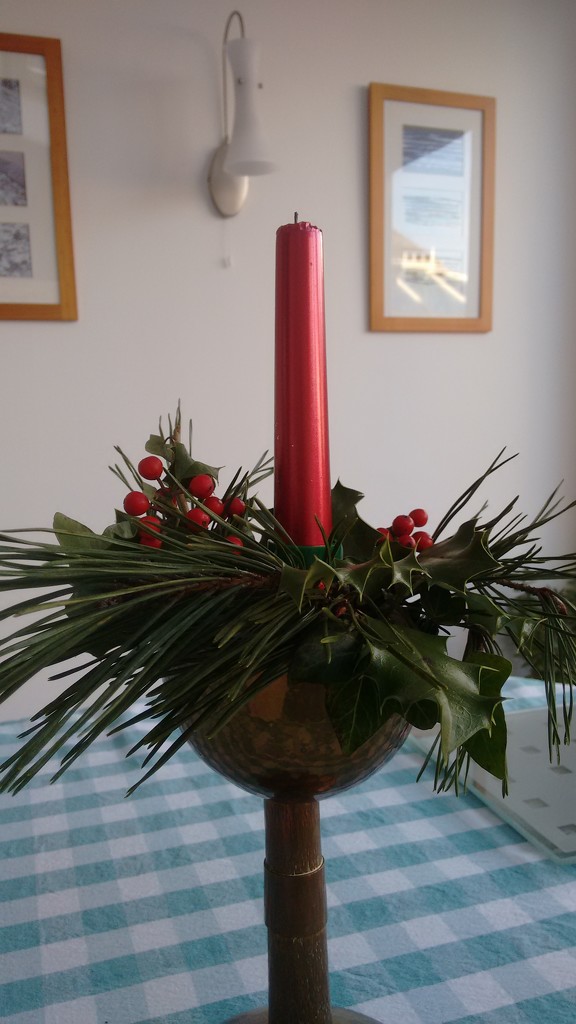 Christmas candle by cpw