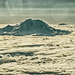 Mt Rainier and Mt St Helens by byrdlip