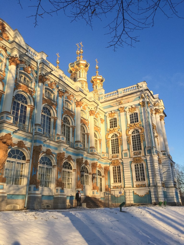 Catherine Palace on the right.  by cocobella