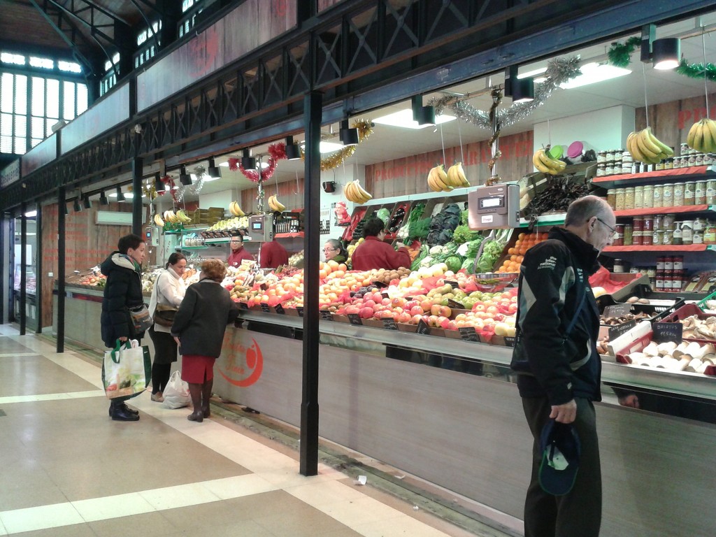 Typical Spanish indoor market.  by chimfa