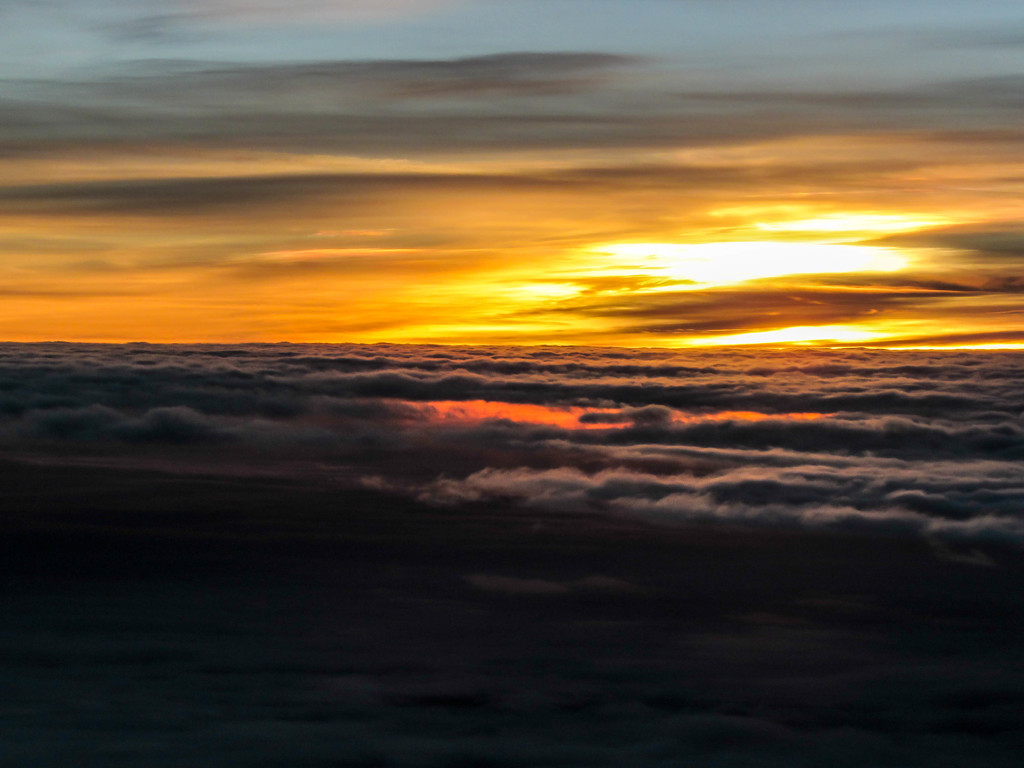 Sunrise Above the Clouds by marylandgirl58