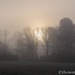 Sunrise in the fog by thewatersphotos