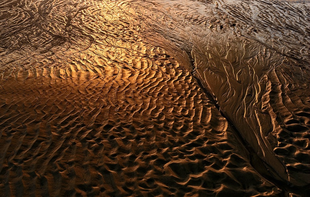 Golden Hour Sand Patterns by jgpittenger