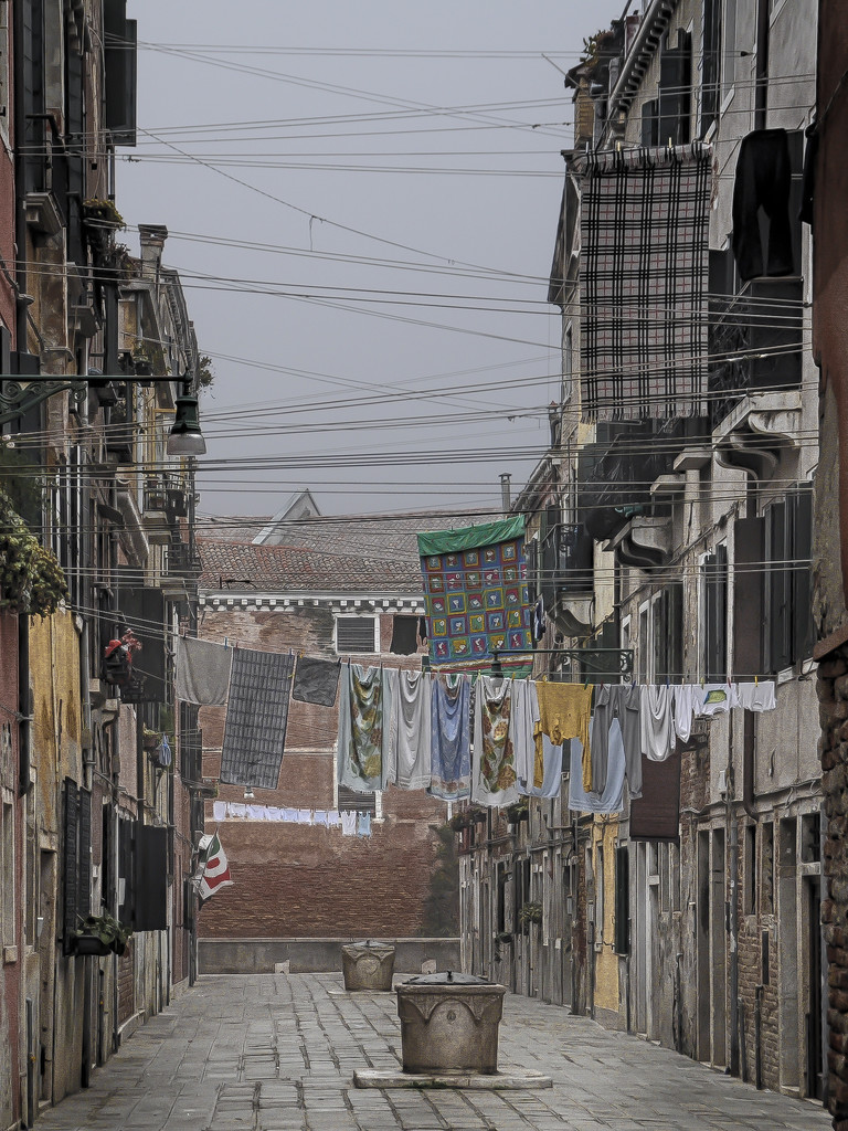 the clotheslines of Venice by jerome