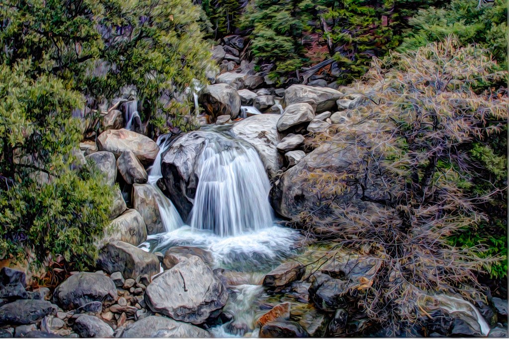 Little Waterfall  by joysfocus