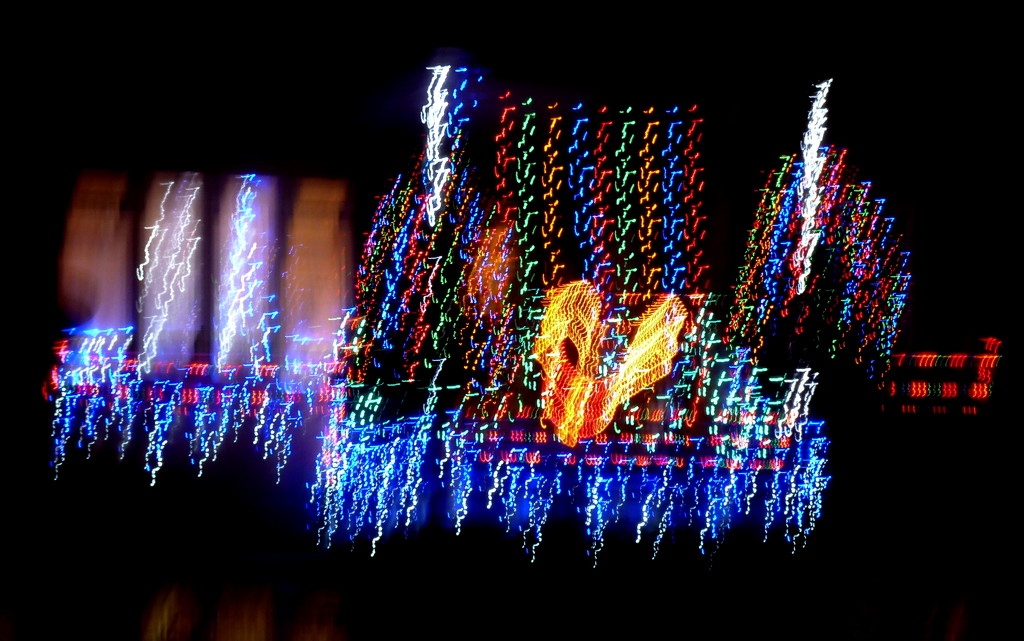 Abstract Christmas lights by boxplayer