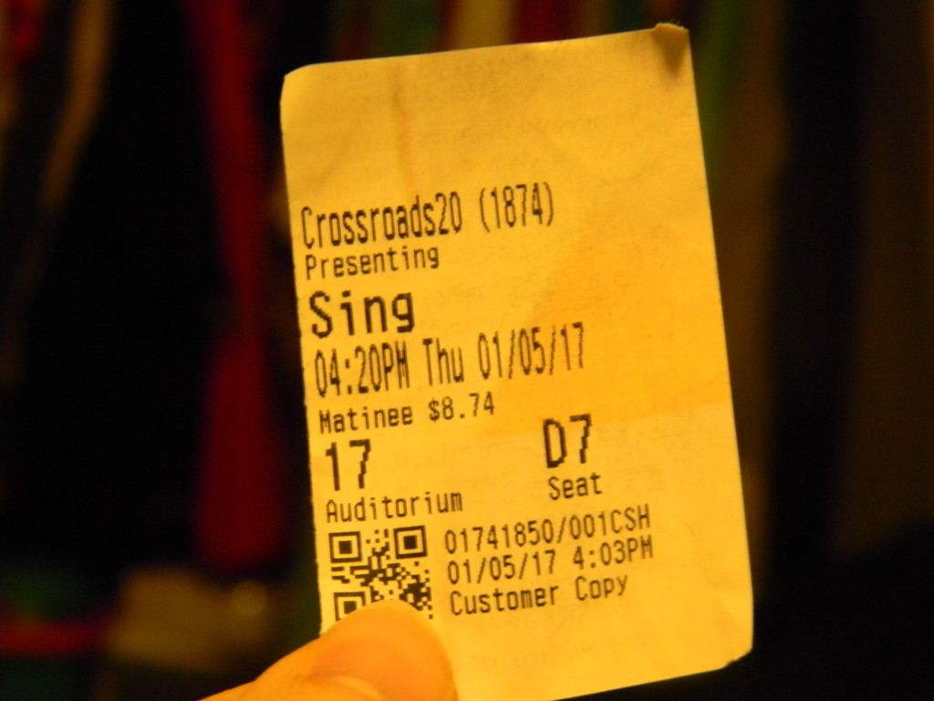 Sing Movie Ticket by sfeldphotos