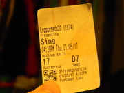 5th Jan 2017 - Sing Movie Ticket
