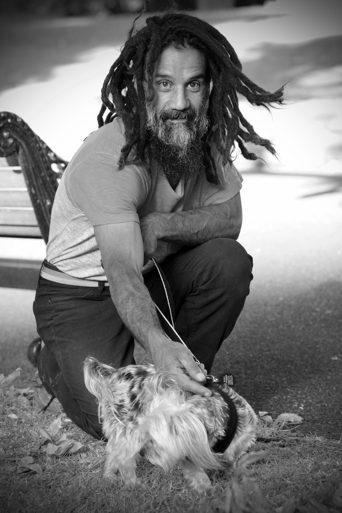 The man who loves dogs by dkbarnett