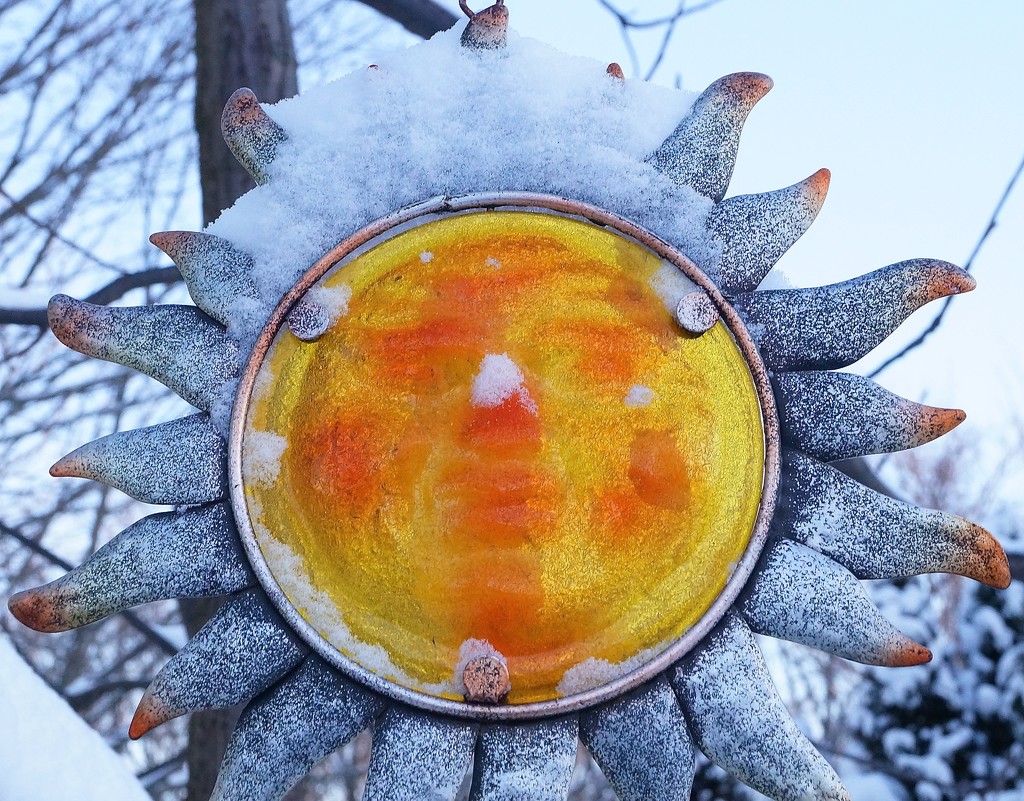 Mr. Sun With Snow on His Nose. by meotzi