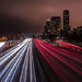 Light Trails on Lake Shore Drive by taffy