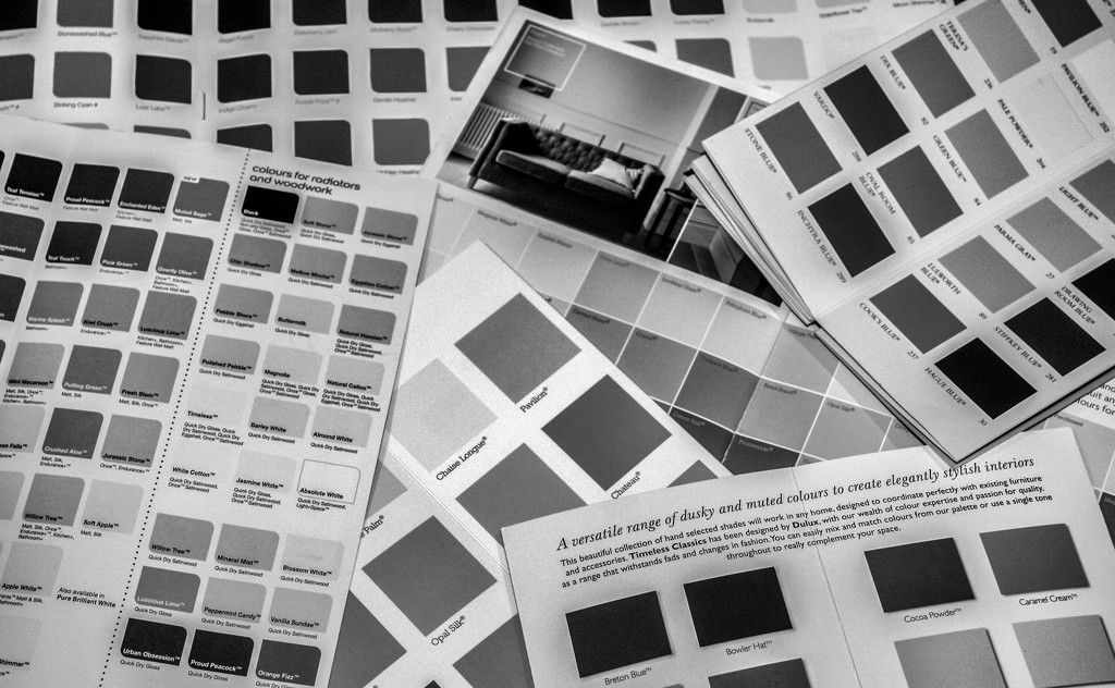 Colour charts in black and white or fifty shades.....! by frequentframes