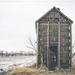 Corn Crib in the Cold by lyndemc