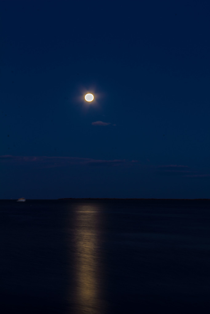 moon over water by corymbia