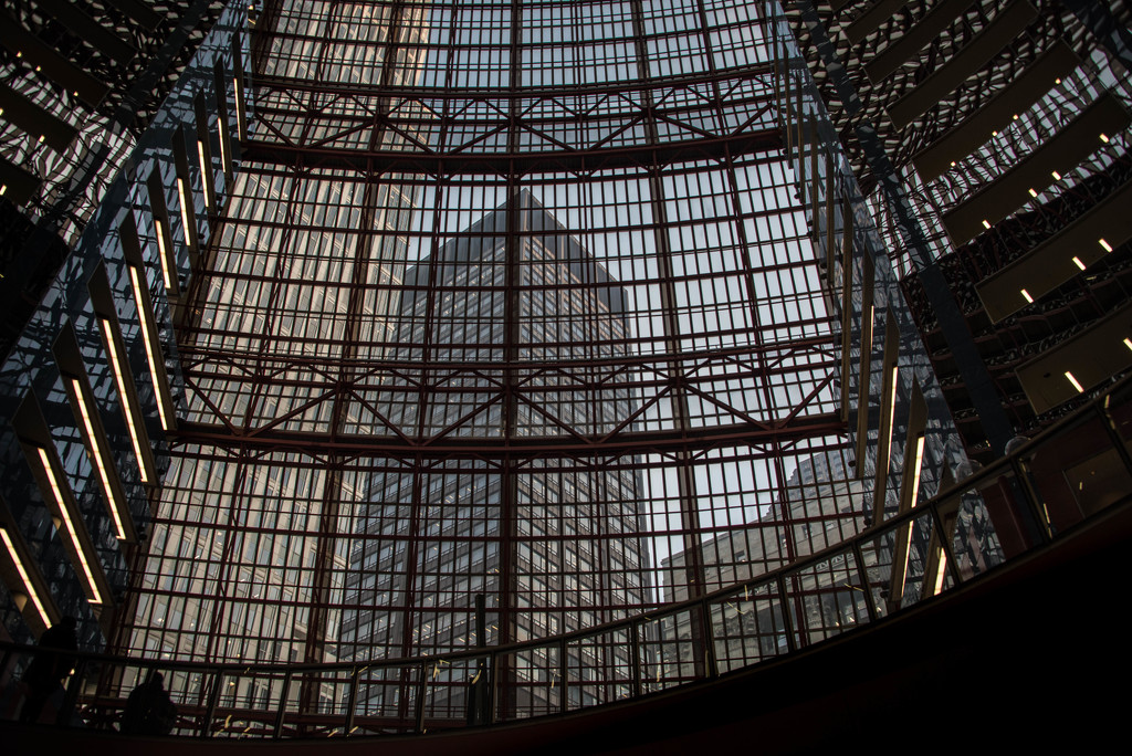 Looking UP at the Illinois Center by taffy