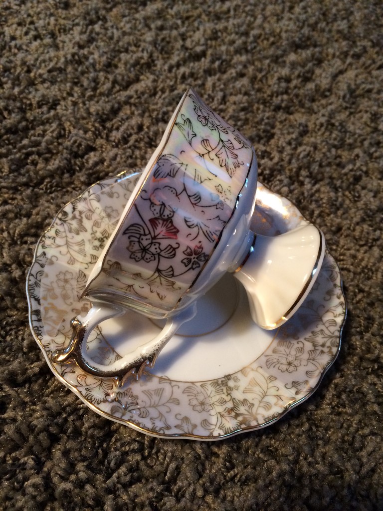 Tea Cup and Saucer by bjchipman