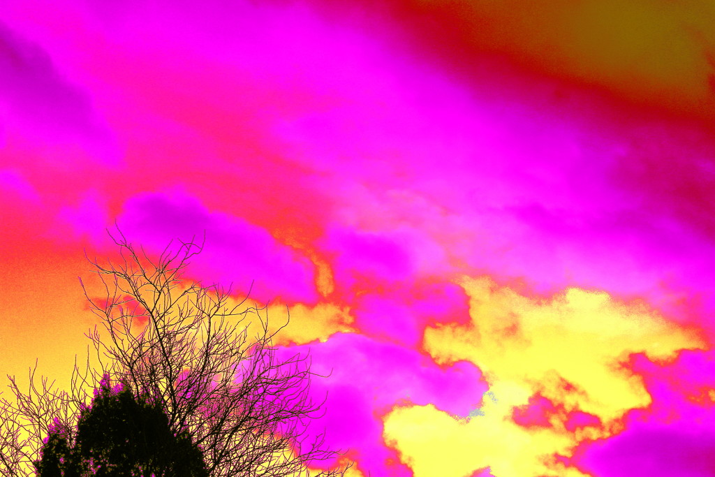 Psychedelic sky by jeff