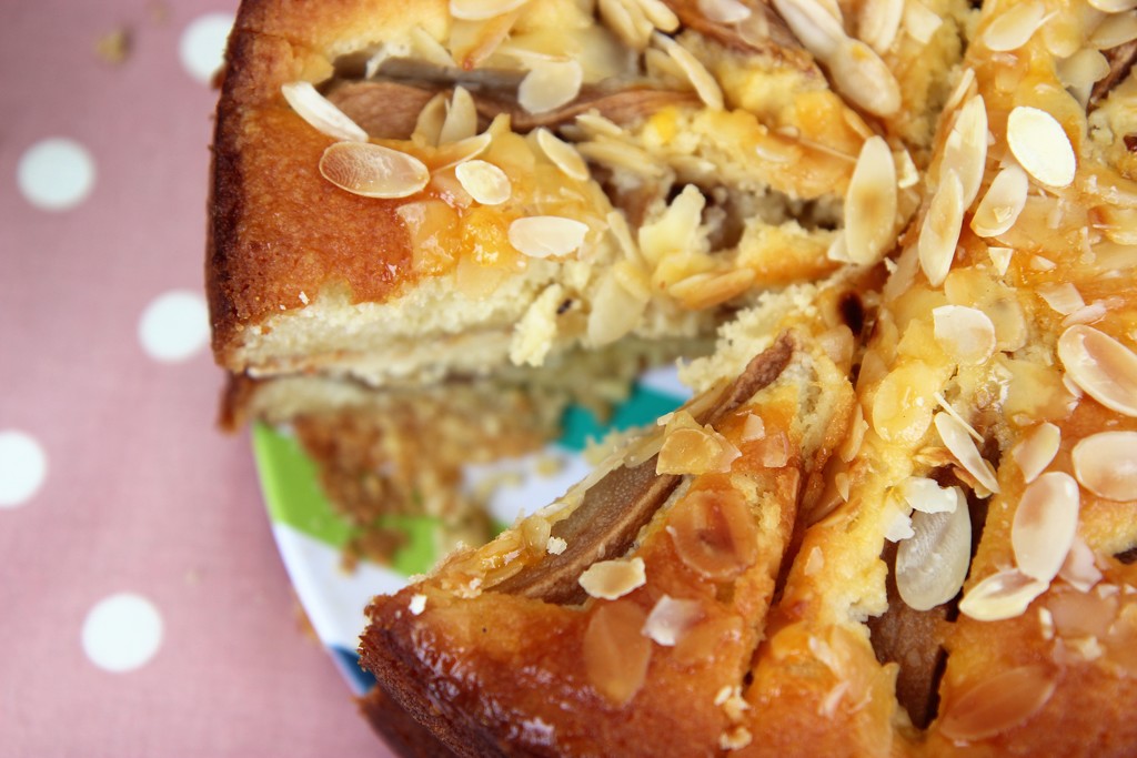 Pear & Almond Cake by cookingkaren