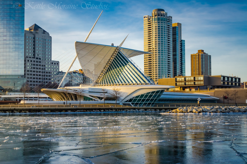 Calatrava Art Museum Ice Scene by myhrhelper