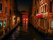 16th Jan 2017 - Canal By Night (Venice) handheld