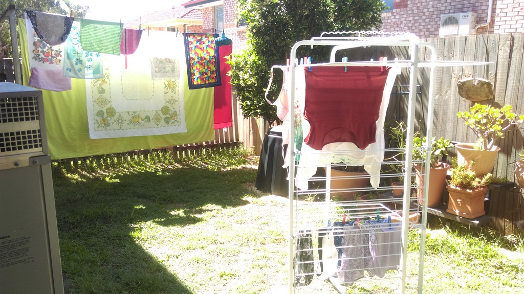 Early Laundry Before the Heat by mozette