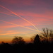 Sunrise Reflection on Contrails by 30pics4jackiesdiamond