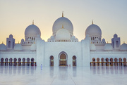 17th Jan 2017 - Day 017, Year 5 - Sundown At The Abu Dhabi Grand Mosque