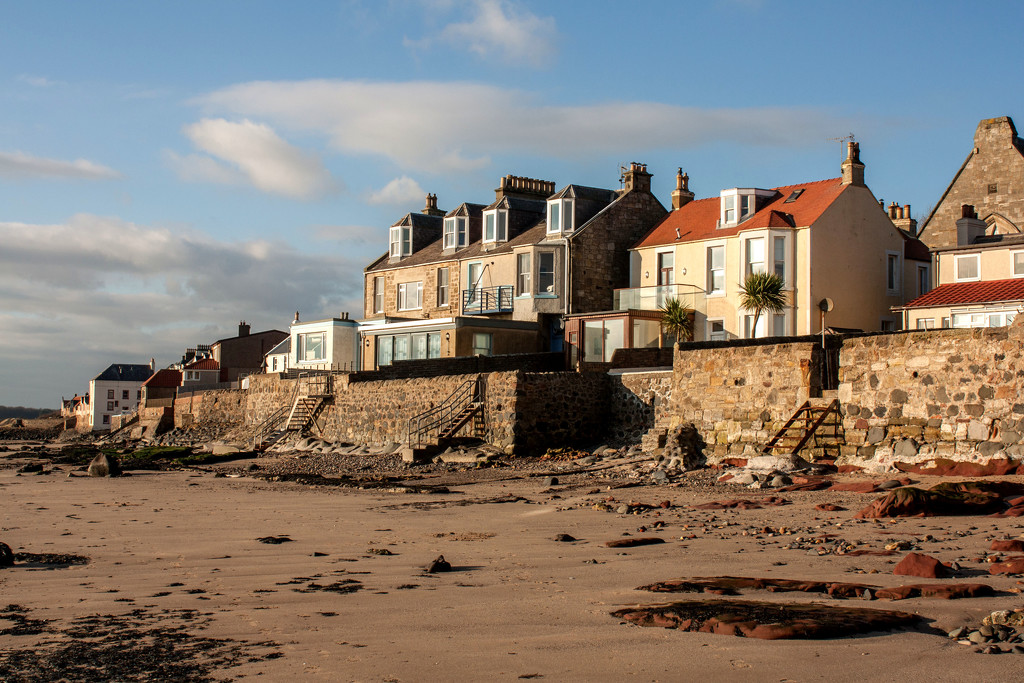 Beach at Lower Largo by frequentframes