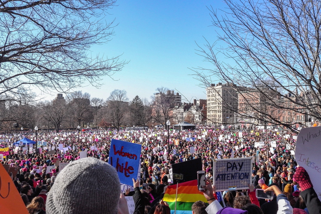 The Boston Women's March for America by berelaxed