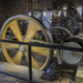 Flywheel at Gloucester Docks Museum by jon_lip