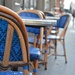 Blue chairs by parisouailleurs