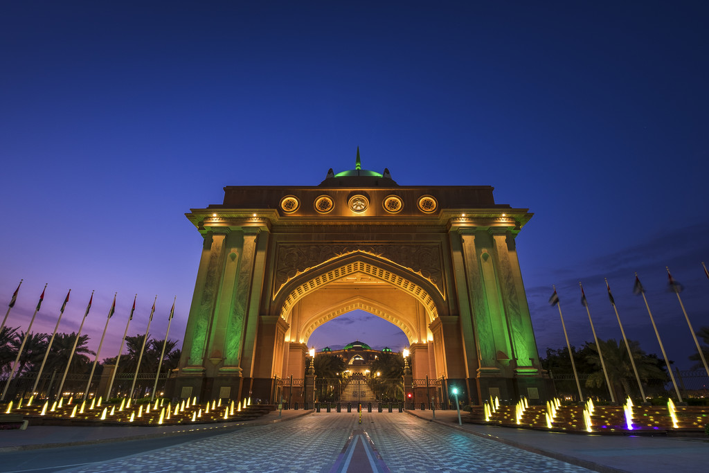 Day 021, Year 5 - Emirates Palace Hotel Gate by stevecameras