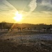 Sunset, horses..and a bit of snow by cocobella