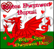25th Jan 2017 - Dydd gwyl Santes Dwynwen Hapus -- Happy Saint Dwynwen Day 