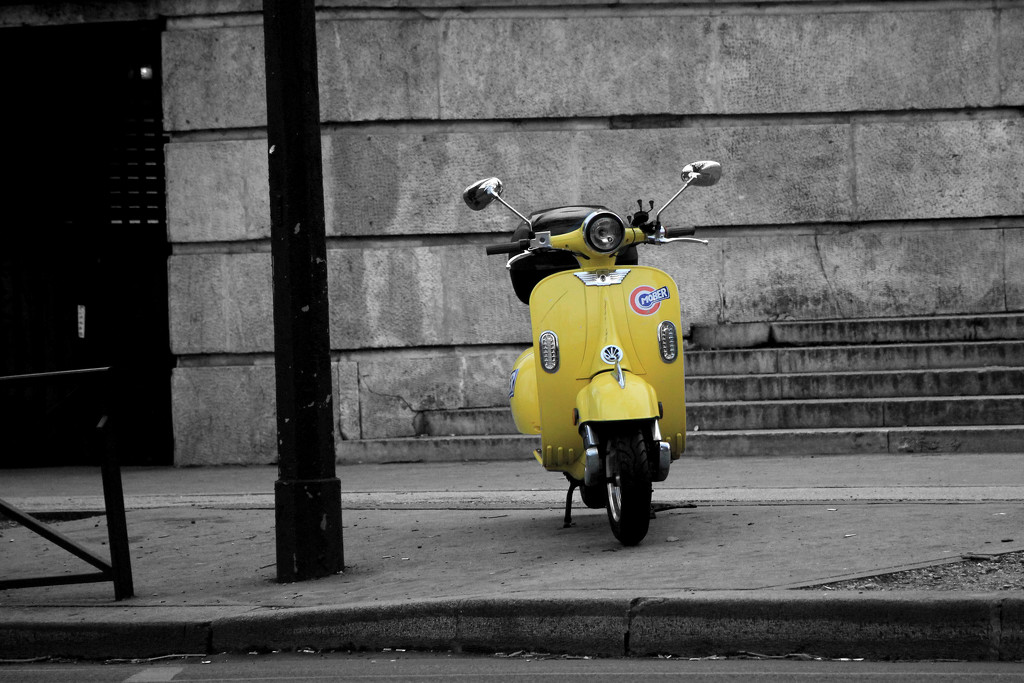 Yellow Moto by jamibann