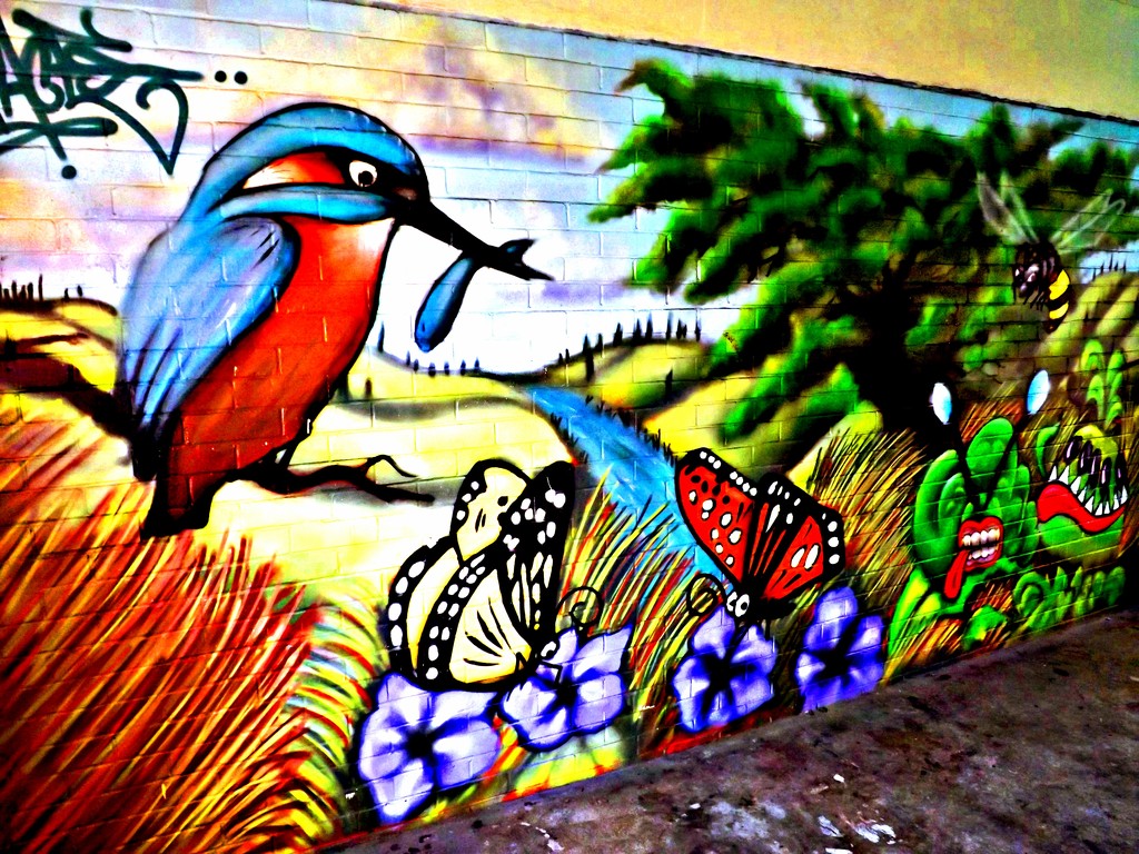Bristol Graffiti Wall by ajisaac