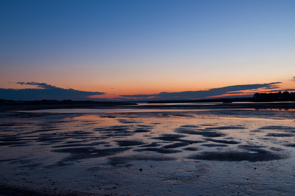 Low Tide Sunset by dianen