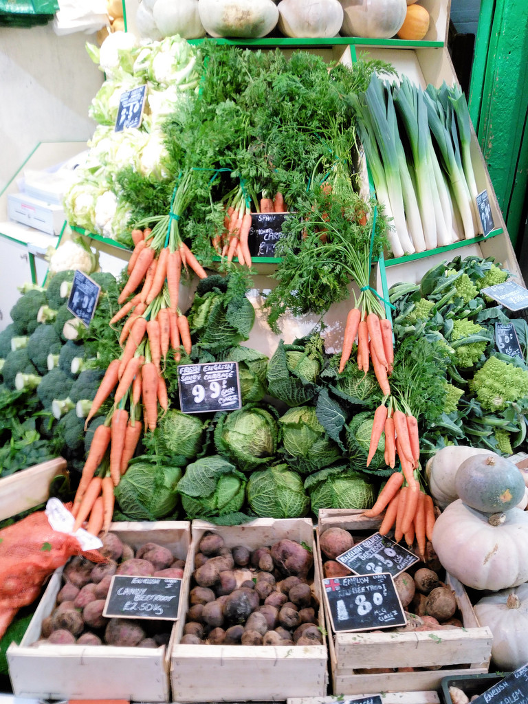 Oxford Market Fruit & Veg Stall by jon_lip