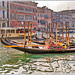 Gondolas And The Grand Canal, Venice by carolmw
