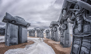 30th Jan 2017 - Carhenge after the snow